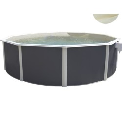 Above ground pool TOI Magnum round 460x132 Compact Anthracite