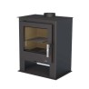 Holzofen Bronpi Gijon 3C 11kW mit Scheiterhaufen