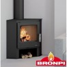 Wood stove Bronpi Gijon-H 11kW with oven and pyre