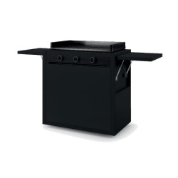 Chariot Modern Noir 75 Forge Adour pour plancha.