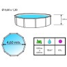 Piscina elevada TOI Etnica redonda 350xH120 con kit completo