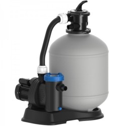 Piscine hors sol TOI Pierre grise ovale 640x366xH120 avec kit complet