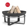 Viking King Brasero y Trípode 80cm con Parrilla de Acero Inoxidable