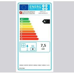 Cuisinière à bois Nordica Extraflame Family 4.5 9kW