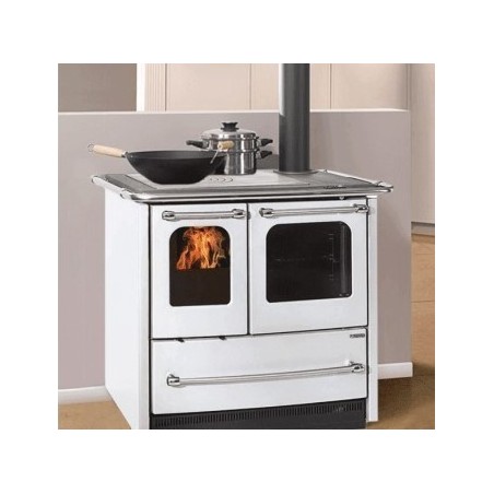 Fogão a lenha Nordica Extraflame Sovrana Easy Evo 2.0 9kW Branco