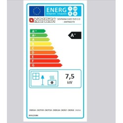 Cuisinière à bois Nordica Extraflame Sovrana Easy Evo 2.0 9kW Blanc