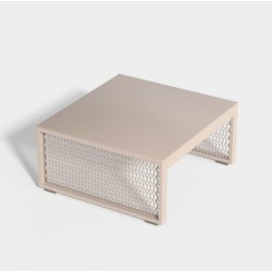 Table Basse Vondom The Factory aluminium Ecru