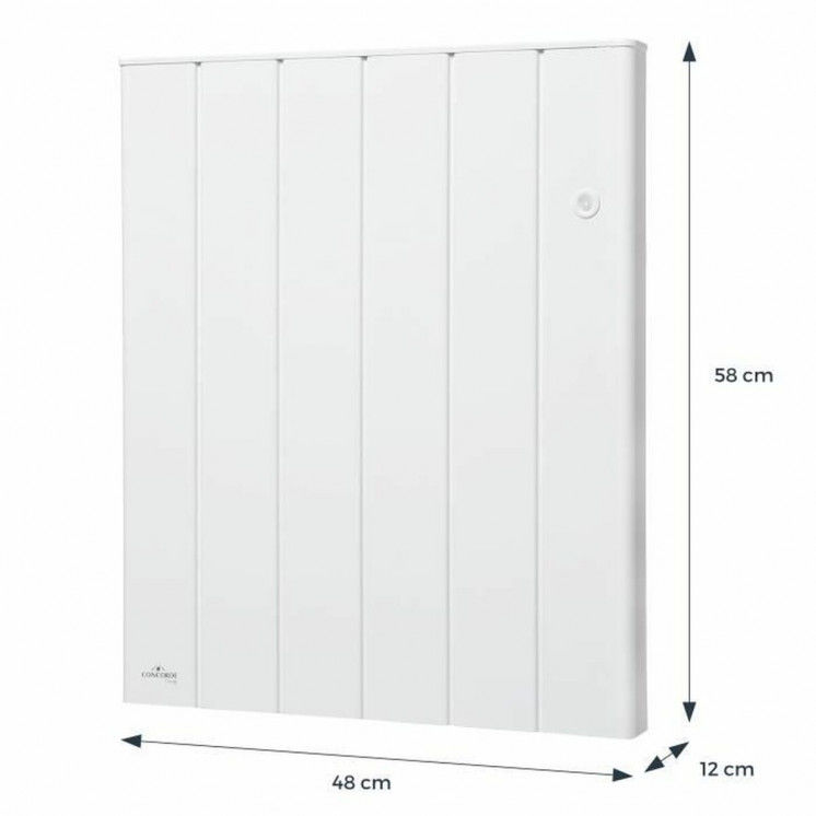 Radiateur CONCORDE Arkadi Plus Blanc 1000 W