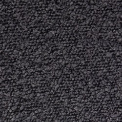 Poltrona Eni com efeito de cachos cinza escuro com apoio de braço cinza sólido VeryForma.