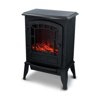 Decoratieve elektrische wandhaard Classic Fire Torino Zwart 2000 W 56,5 x 24 x 38 cm