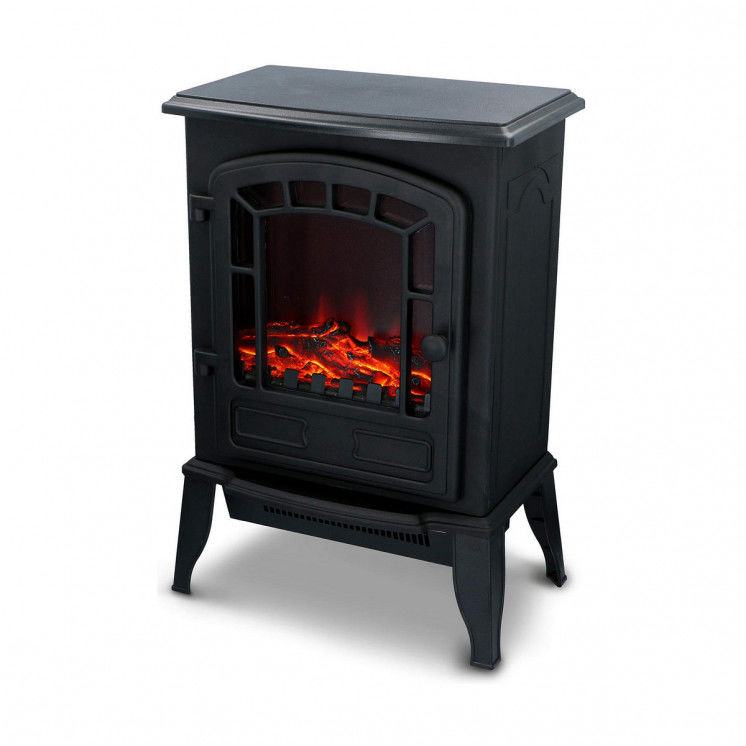 Chimenea Eléctrica Decorativa de Pared Classic Fire Torino Negro 2000 W 56,5 x 24 x 38 cm