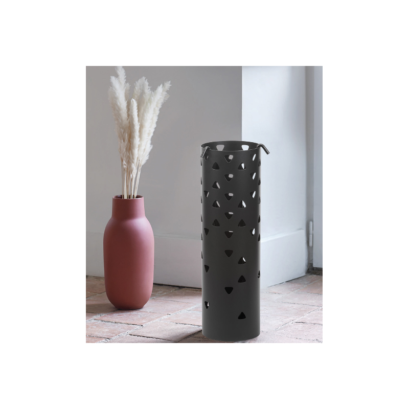 Serviteur Berlingo Acier Noir Givré avec Accessoires Noirs Dixneuf Design