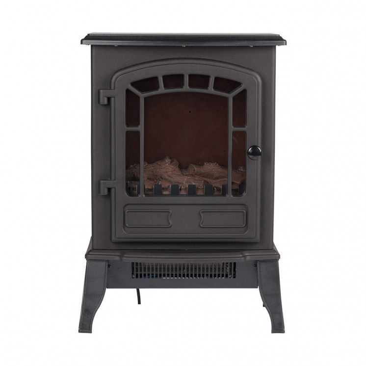 Chimenea Eléctrica Decorativa de Pared Classic Fire Torino Negro 2000 W 56,5 x 24 x 38 cm