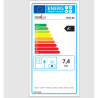 Estufa de leña Ferlux Enya 80 pie central 9,6 kW