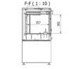 Ferlux Afar Cast Iron Wood-Based Stove with Pyre 15.9 kW