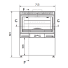 Ferlux Afar Cast Iron Wood-Based Stove with Pyre 15.9 kW