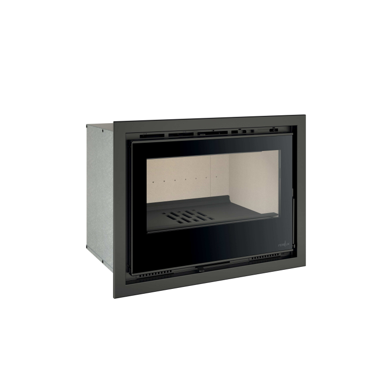 Inserto de leña turboalimentado Ferlux Fuji 70 de 8,2 kW