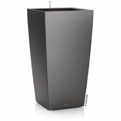 Zelfwaterende bloempot Lechuza Antraciet 39,5 x 39,5 x 75,5 cm Polypropyleen Plastic