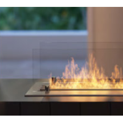 Infire 1L Insert 600 Bioethanol Burner with 2 Glass Units