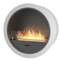 Infire Incyrcle Lareira de Bioetanol com Vidro 2 kW Branco