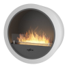 Infire Incyrcle Bioethanol Fireplace with Glass 2 kW White
