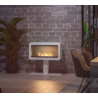 Infire Incyrcle Bioethanol Fireplace with Bracket 2 kW White