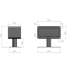 Infire Incyrcle Bioethanol Fireplace with Bracket 2 kW White