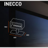 Infire Inecco Bioethanol Fireplace with Bracket 2 kW Black
