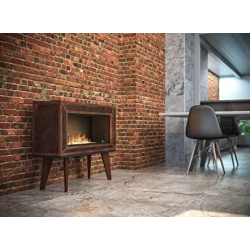 Infire Inecco Bioethanol-Kamin mit Halterung 2 kW Schwarz