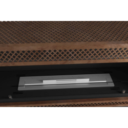 Infire Inecco Bioethanol-Kamin mit Halterung 2 kW Schwarz