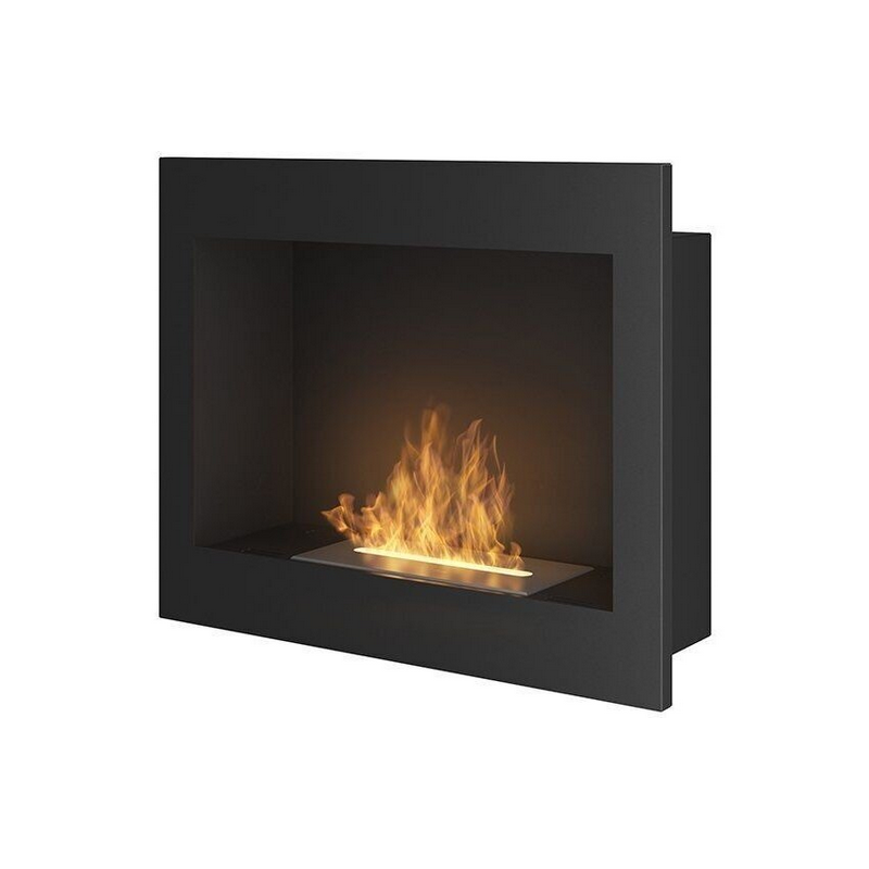 SIMPLEfire Frame 600 Bioethanol Fireplace Black with 1 Window