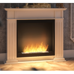 Infire Inportal1 Bioetanol Lareira Branco com 1 Janela