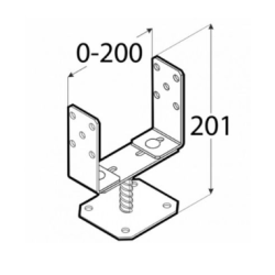 Pérgola exenta de madera Fuengirola 500x300cm 15m2