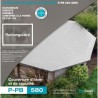 Copertura invernale 6x3 rettangolare per piscina in legno BWT myPOOL