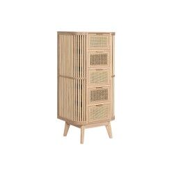 Caisson à Tiroirs Home ESPRIT Doré Naturel Sapin 48 x 35 x 105 cm