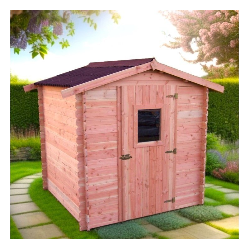 Abri de Jardin en bois Dublin 2.1x2 Habrita 4.3m2