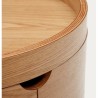 Table de Chevet bois frêne rond 55 Ovia VeryForma
