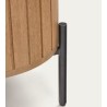 Comodino ovale in legno di mango 55 Cial VeryForma