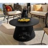 Table Basse en bois Mindy noir Jet 80cm VeryForma