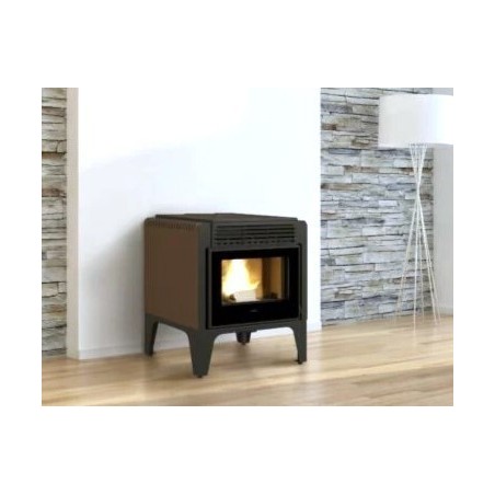 Ferlux Ares Estufa de Pellets 10 kW Marrón Vintage