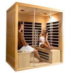 Quatro Sauna Panorâmica Infravermelha de 4 lugares em VerySpas Spruce