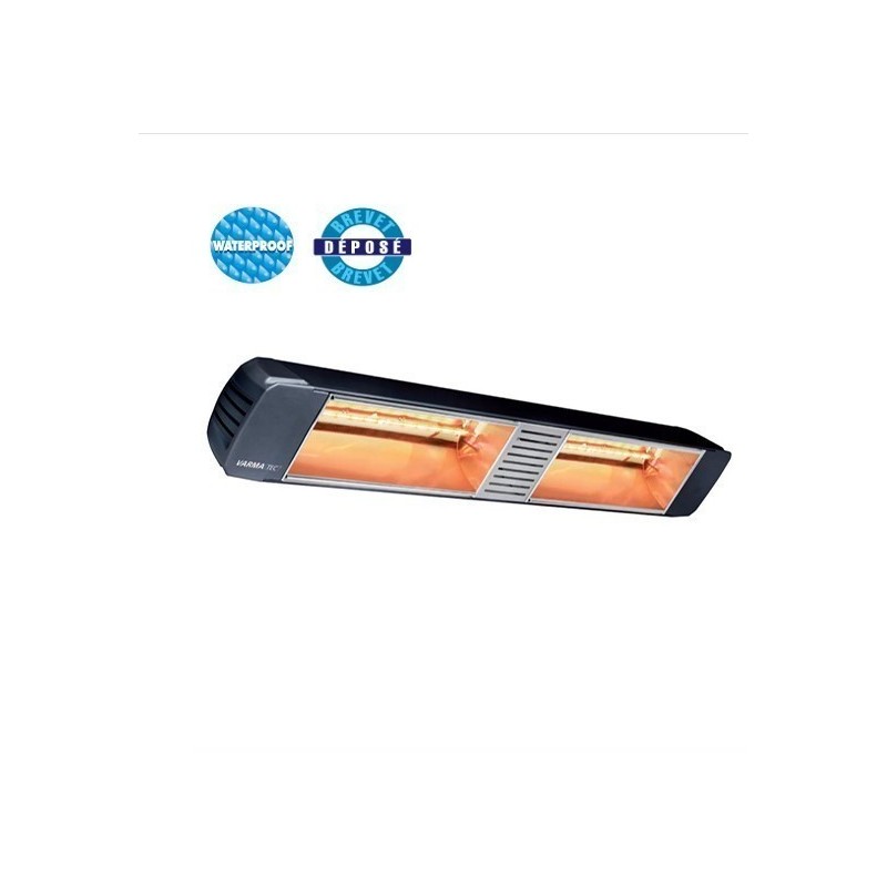 Varma 305 3000 W Infrarotheizung Schwarz