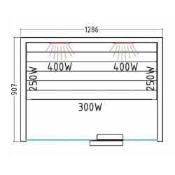 Sauna a infrarossi Sentiotec Venus Vital per 2 persone