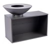 Onyx 80 Brazier Table and Raised Grid RedFire