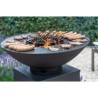 Onyx 80 Kohlenbecken mit erhöhtem Grill und RedFire-Abdeckung
