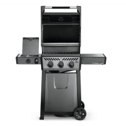 Churrasqueira a gás Napoleon Freestyle 365 com fogão lateral e 3 bocas