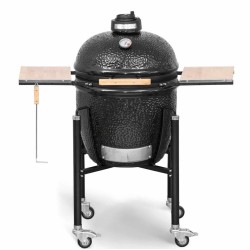 Kamado Monolith Basic Schwarzer Grill mit Wagen