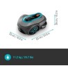 Gardena Smart Sileno Free Robot Cortacésped sin Cable Delimitador 1200m2