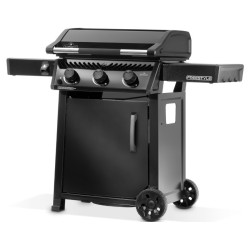 Plancha gaz Napoléon FREESYTLE noir LPG 3 brûleurs avec chariot