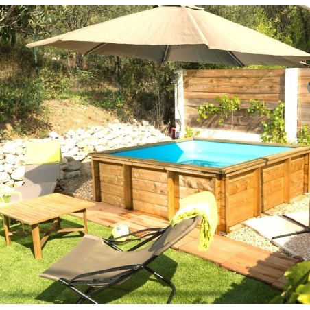 Tropic Junior Above-Ground Wood Pool 226x226 Bwt